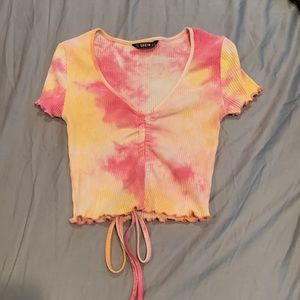 SHEIN Multicolor Tie Dye Top size XS - never used